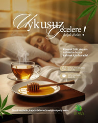 Organik Kenevir Balı 250 gr Uyku Düzenleyici Ağrı Giderici
