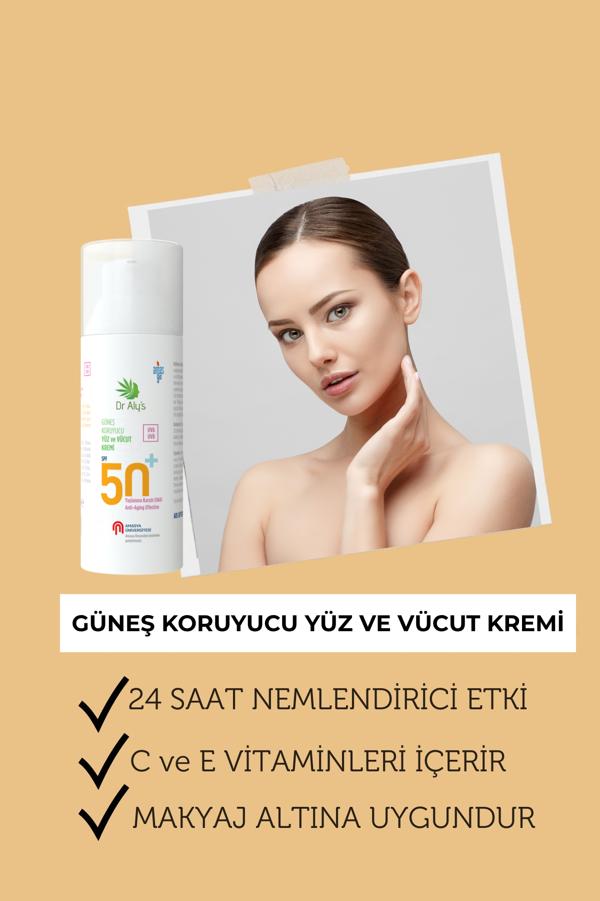 Güneş Koruyucu Yüz Ve Vücut Kremi Tüm Cilt Tipleri